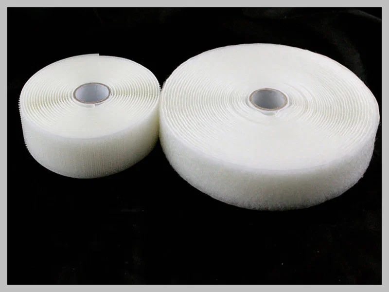 Sew - On white Nylon Hook And Loop Fastener Tape when was velcro made For Medical Equipment