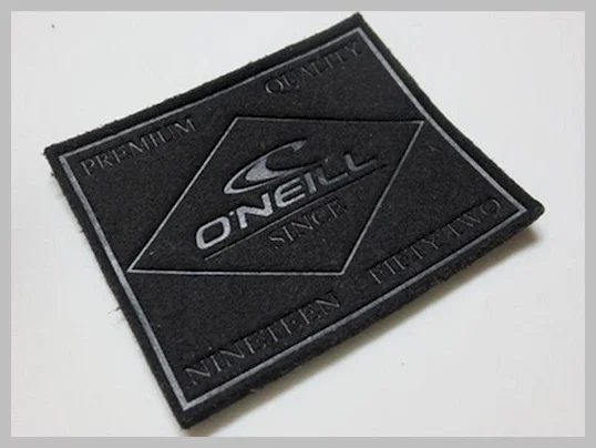 Apparel Iron On Leather Patches , Fashion Embroidered Leather Patches