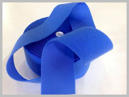 Blue Hook and loop fasteners , 50mm Nylon Loop Fabric 25meters per rol