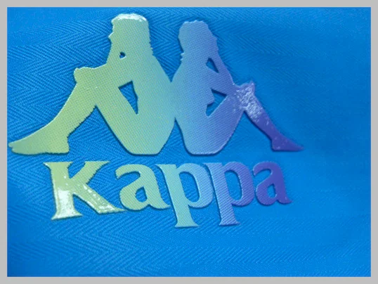 Durable Custom Clothing Patches , Pvc Rubber Printing Heat Transfer La