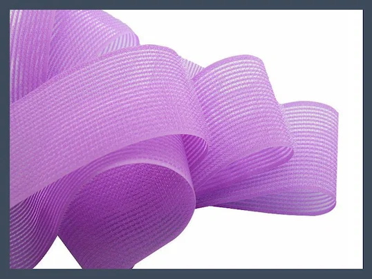 New design hot selling hair band hook & loop, purple